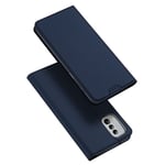 DUX DUCIS Skin Pro Faux Leather Wallet Flip Case for Nokia G60 - Blue