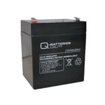 Q-Batteries 12LCP-5 12V 5Ah AGM batteri (Forbrugsbatteri)
