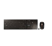 CHERRY DW 9100 SLIM, ensemble clavier et souris sans fil, layout belge (AZERTY), connexion Bluetooth et radio, touches silencieuses, rechargeable, noir-bronze