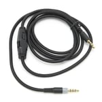 Câble d'écouteur Câble casque 3,5 mm mâle à mâle Câble audio avec contrôle du volume pour HyperX Cloud