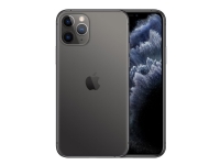 Apple iPhone 11 Pro - 4G smartphone - dual-SIM / Internal Memory 512 GB - OLED-skärm - 5.8 - 2436 x 1125 pixlar - 3 st. bakre kameror 12 MP, 12 MP, 12 MP - front camera 12 MP - rymdgrå