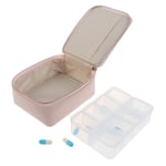 8 Grids Weekly Tablet Pill Box Holder Medicine Storage Organizer Pink