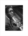 Wee Blue Coo Old Portrait Jazz Legend Thelonious Monk Cool Guy Wall Art Print