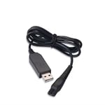 USB-laddningskabel för Philips 3000 HQ8505 rakapparat trimmer laddare kabel svart