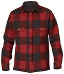 Fjallraven Men's Canada M Long Sleeved T shirt, Red, XL UK