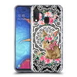 Official Monika Strigel Bunny Lace Flower Friends 2 Soft Gel Case Compatible for Samsung Galaxy A20e (2019)