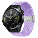 Flettet elastisk armbånd Huawei Watch GT3 (46mm) - lightpurple