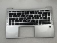 For HP EliteBook 840 Aero G8 M51616-BB1 Hebrew Palmrest Keyboard Top Cover NEW