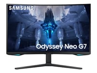 Samsung Odyssey Neo G7 S32BG750NP - G75NB Series - QLED monitor - spel - böjd - 32" - 3840 x 2160 4K @ 165 Hz - VA - 350 cd/m² - 1000000:1 - HDR2000