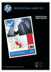 HP Professional Glossy Laser Paper 120 gsm-250 sht/A3/297 x 420 mm printing paper A3 (297x420 mm) Gloss 250 sheets White