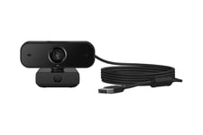 HP 435 - Webcam - panonering / hældningsvinkel - farve - 2 MP - 1920 x 1080 - audio - USB 2.0