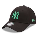 New Era essential 9FORTY cap NY Yankees – black/light green - youth