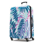 American Tourister Moonlight Hardside Expandable Luggage with Spinner Wheels, Palm Trees, Checked-Large 28-Inch, Moonlight Hardside Expandable Luggage with Spinner Wheels