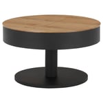 SOFFBORD i trä, metall, trämaterial 79/79/46 cm 
