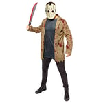 amscan Jason Voorhees 9912553 Costume d'Halloween pour homme Vendredi 13 ans (tour de poitrine 96,5-101,6 cm)