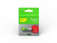 Gp Batteries Super Alkaline Aaa 1.5V 6Pce