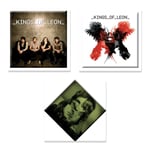 Kings of Leon band logo new official 3 x fridge magnet Gift set