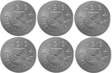 LR44 AG13-batteri Alkaline, 1,5V, 6-pack