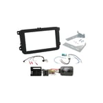 Komplett mont.sett for bilradio VW Caddy 2010 - 2015