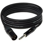 Klotz Microphone Cable 5m XLR male Prise jack stéréo M1MS1B0500