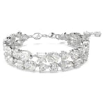Swarovski armbånd Mesmera bracelet Mixed cuts, White, Rhodium plated - 5669927