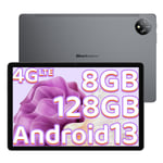 Blackview Tab 80 8+128GB Tablet 10.1" Android 13 4G Tablets Dual SIM 7680mAh GPS