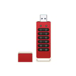 Clé USB SéCuriséE, Clé USB CryptéE de 32 Go avec Mot de Passe MatéRiel, Clé USB avec Clavier USB 3.0 Disk Flash