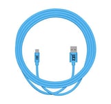 Juice USB Type C 2m Charger and Sync Cable for Samsung Galaxy S20, S10, S9, S8, S20 Plus, Huawei P30, P20,Sony, Apple Ipad 2020, Pro 2020, Air 2020 - Aqua