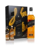 Johnnie Walker Black Label 12 Year Old 70cl 40% & 2x5cl Miniatures Gift Set NEW