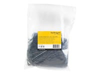 Startech.Com 10Cm(4") Cable Ties, 2Mm(1/16") Wide, 22Mm(7/8") Bundle Diameter, 8Kg(18Lb) Tensile Strength, Nylon Self Locking Zip Ties With Curved Tip, 94V-2/Ul Listed, 1000 Pack, Black - Nylon 66 Plastic - Taa (Cbmzt4bk) - Kabelsamlare - 10.16 Cm -