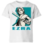 Star Wars Rebels Ezra Kids' T-Shirt - White - 7-8 Years - White