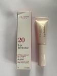 Clarins Lip Perfector with Shea Butter Shade 20 Translucent Glow 5ml **Boxed**