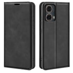 Motorola Moto G85 Slimmat fodral med kortfack, Svart