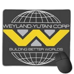 Alien Weyland Yutani Corp Logo Customized Designs Non-Slip Rubber Base Gaming Mouse Pads for Mac,22cm×18cm， Pc, Computers. Ideal for Working Or Game