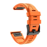 Eariy Silicone Quick Release Bracelet Compatible with Garmin Fenix 6 / Fenix 6Pro Multiple Colors, Orange