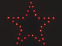 Velleman Rød LED-stjerne Byggesett