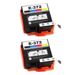 SSBY Compatible Ink Cartridge Replacement for Epson T372, High Yield work With PictureMate PM-520-2black
