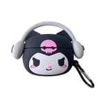 Lilo & Stitch Airpods Hörlursfodral Söt Hörlurskal Mjuk Silikonfodral Kuromi Grey 3rd Generation