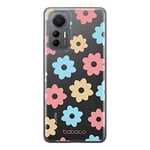 Babaco ERT GROUP mobile phone case for Xiaomi MI 12 LITE original and officially Licensed pattern Flowers 011 optimally adapted to the shape of the mobile phone, partially transparent
