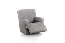 Eysa 3D Housse de canapé, Gris Clair, 1 Place
