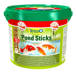 Tetra Pond Sticks Floating Fish Food 12l Bucket Includes 20% Free