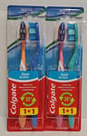Colgate triple action Toothbrush Medium~~twin pack x 2 packs = 4 toothbrushes
