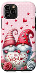 iPhone 11 Pro Valentines Day Gnomes Cute Hearts Love Gnome For Her Him Case
