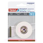 Monteringstejp känsliga ytor 19mm x 1.5m | Tesa Powerbond | vit