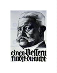 Wee Blue Coo Political Election Hindenburg Paul Von Germany Vintage Advert Art Wall Art Print
