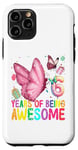 Coque pour iPhone 11 Pro Papillon de 6 ans pour fille