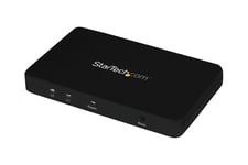 StarTech.com HDMI Splitter 1 In 2 Out - 4k 30Hz - 2 Port - Aluminum - HDMI Multi Port - HDMI Audio Splitter (ST122HD4K) - video-/audioswitch - 2 porte