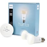 New Sealed Philips Hue Lux Starter Kit, 9W x2 Bulbs 750 Lumen LED E27 Free PP