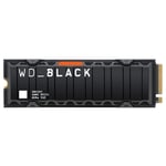 WD_BLACK SN850X 1TB M.2 2280 Game Drive with Heatsink PCIe Gen4 NVMe up to 7300 