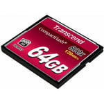 Transcend 64 GB 800x CompactFlash-minneskort